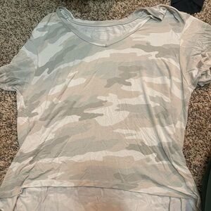 Camo pattern american eagle short sleeve